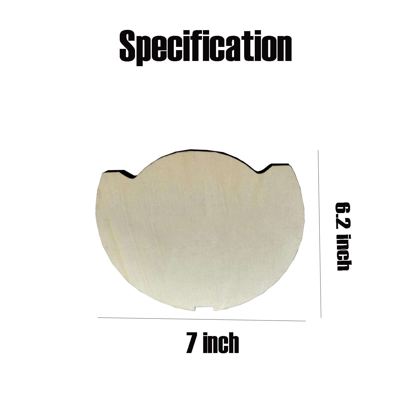 JILINWEI Sensitivity Mod Plate for Taiko Drum,Wood Insert Mod for Making your Taiko Drum Controller More Reactive and Sensitive 6