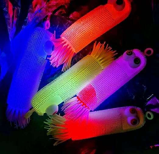 Baal LED Flashing Light Up Puffer Toys /Squishy Stress Toy for Kids ,Boys and Girls (Set of 1) 5