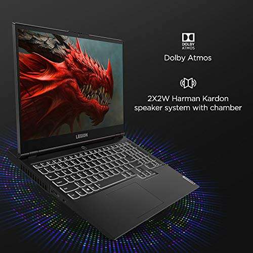 Lenovo Legion 5 10th Gen Intel Core i7 15.6 inches FHD Gaming Laptop (8GB/1TB HDD + 256GB SSD/Windows 10 Home, 1920 x 1080, LED Office2019, 120 Hz, NVIDIA GTX 1650 4GB GDDR6, Black, 2.3Kg, 82AU004QIN) 5