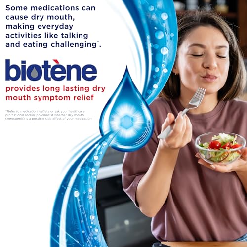 biotène Oral Rinse Mouthwash for Dry Mouth, Breath Freshener and Dry Mouth Treatment, Fresh Mint, 16 fl oz 4