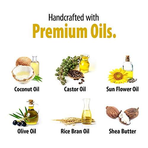 Deluxe Castile Black Soap - Charcoal Magic - Made with Premium Oils - All Natural - Vegan - Biodegradable - For Hand, Body & Face - Handcrafted in Small Batches 2