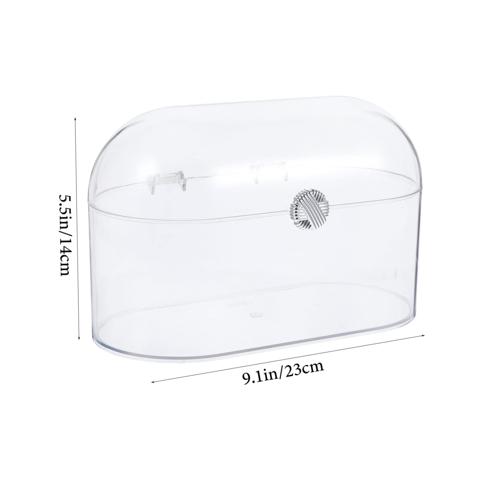 Garneck Transparent Storage Box Clear Pen Holder Makeup Organizer Case Storage Container Skincare Display Case Stationery Holder Acrylic Toiletry Storage Shelf The Pet Office Brush Desktop 5