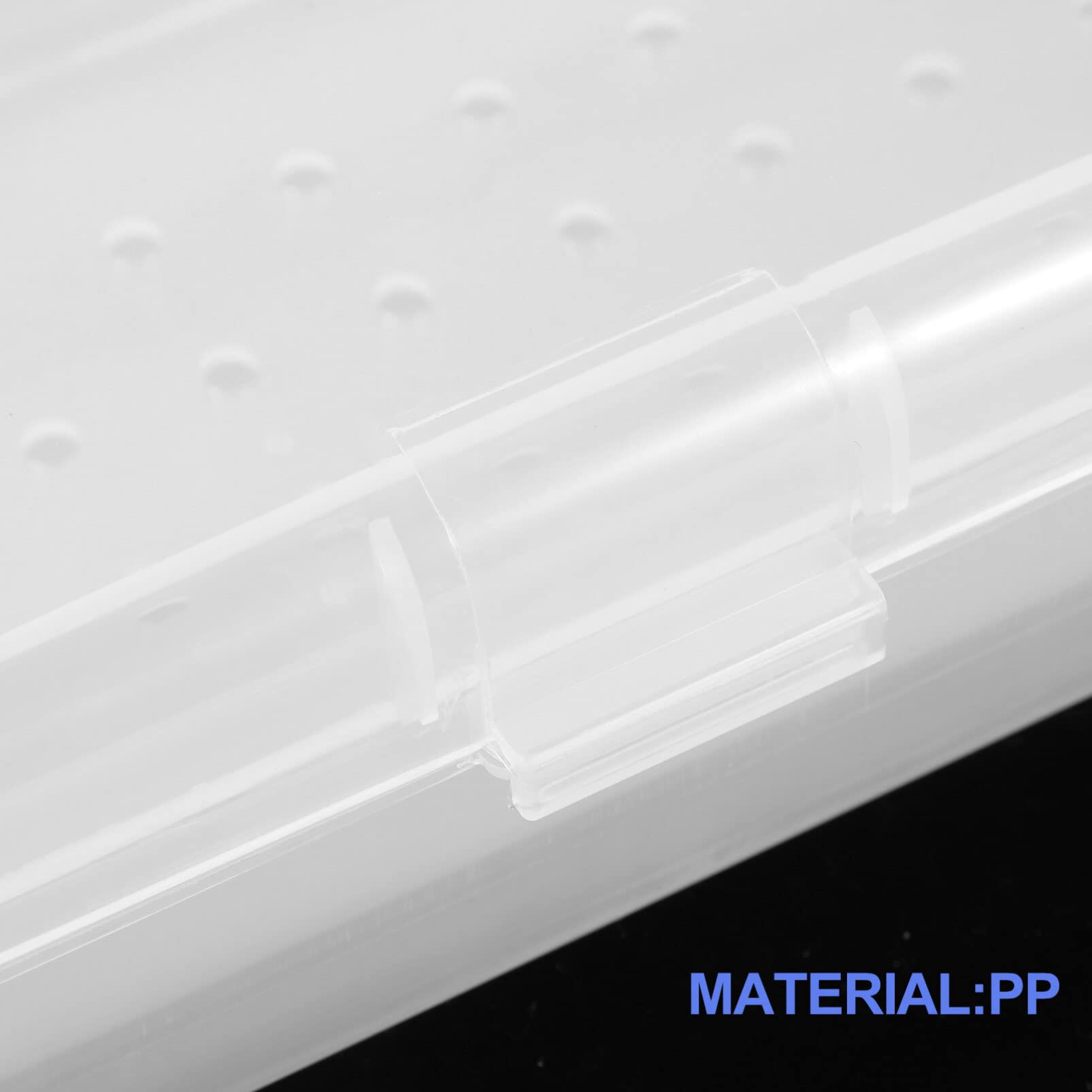 Beaupretty Nail Art Tools Plastic Tray Nail Art Tool Storage Organizer Manicure Tool for Hair Cutters Transparent Nail Tools 5