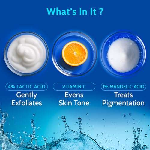 Chemist at Play UnderArm Roll-On with 5% AHA, Lactic Acid & 1% Mandelic Acid | Prevents Body Odour, Brightens Skin & Exfoliates Underarm | For Sensitive Skin | Aqua Fragrance | Alcohol Free - 40ml 5