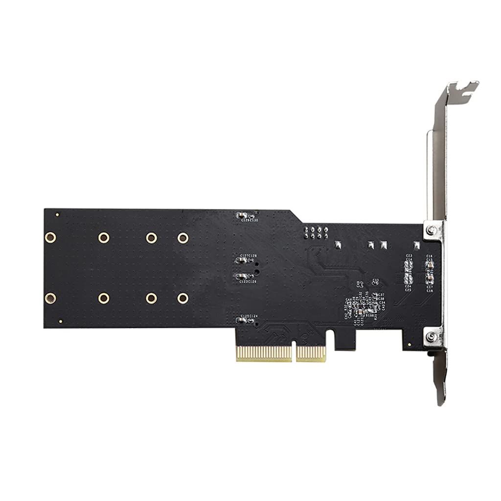 NVMe PCIe X1 for M.2 SSD to PCIe X1 Converter Card Adapter PCIe3.0 to 2xM2 Card with Bracket for 2230 2242 2260 Pcie 3.0 Nvme Ssd Adapter M.2 Reader 3