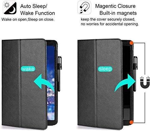 Samsung 2021 Galaxy Tab A7 Lite 8.7” Inch 32 GB Wi-Fi Android 11 Touchscreen International Tablet Bundle – PU Leather Case, Screen Protector, Stylus and 32GB microSD Card [Silver] 5