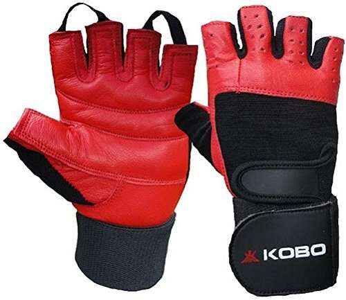 Kobo WTG-02 Gym Gloves, X-Large (Red/Black) 1