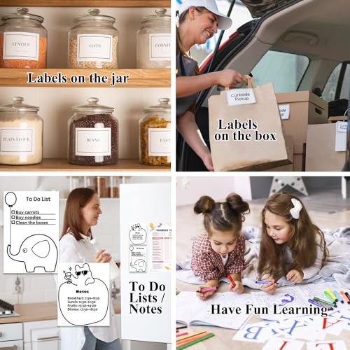 Vicbear 15 Rolls Mini Sticker Paper, Thermal Sticker Paper for Sticker Maker, Self-Adhesive Sticker Printer Paper, 57 x 25 mm, Compatible with Most Receipt Printers 3