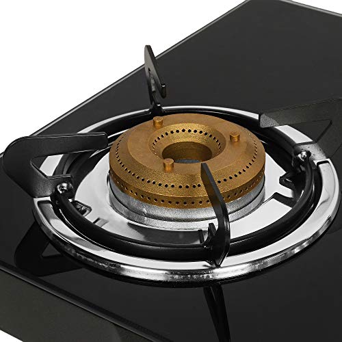 Faber Gas stove 3 Burner Glass Cooktop ( Jumbo 3BB BK) Manual Ignition, Black, Glass & Steel 4