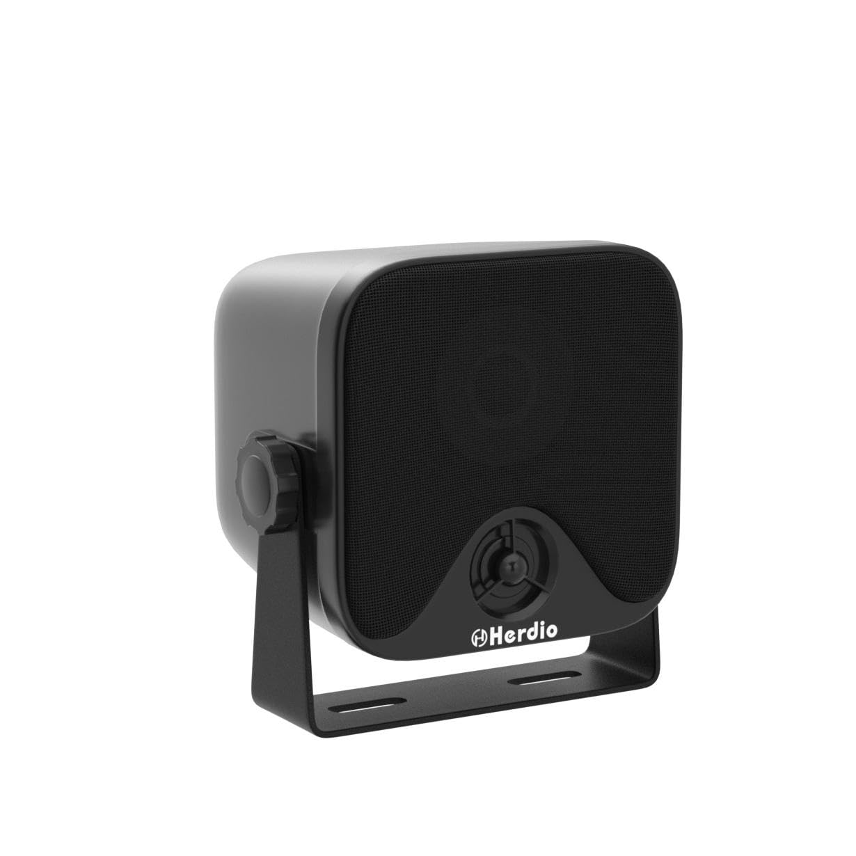 4 Inches Heavy Duty Waterproof Boat Marine Box Outdoor Speakers Surface Mounted for Skid Steer ATV UTV RZR Golf Cart Tractor Powersports Boat Truck Jeep 4