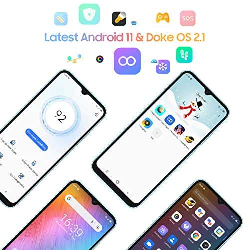 Unlocked Cell Phone, Blackview A95, 8GB+128GB/SD 1TB Expandable, 4G Dual SIM Unlocked Phones Android 11 Unlocked Smartphone, 18W Fast Charge 4380mAh Battery, 20MP+8MP Camera, 6.528" HD T-Mobile Phones 5