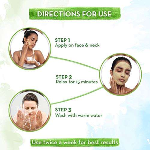 Acno Face Pack Mask For Acne,D-Tanning,Fairness & Glowing Skin With Extract of Aloe Vera,Neem, Tea Tree (Multani Mitti & kaolin Clay) 100 gm 4