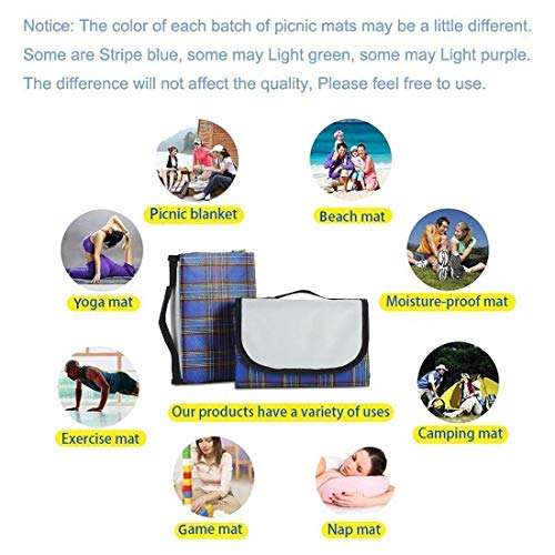 Sakar Sales Picnic Rug I Picnic Blanket Carpet I Tent Carpet I Rug Mat Carpet Blanket All in One I Picnic,Camping,Trekking Hiking, Backpack Accessories. 6