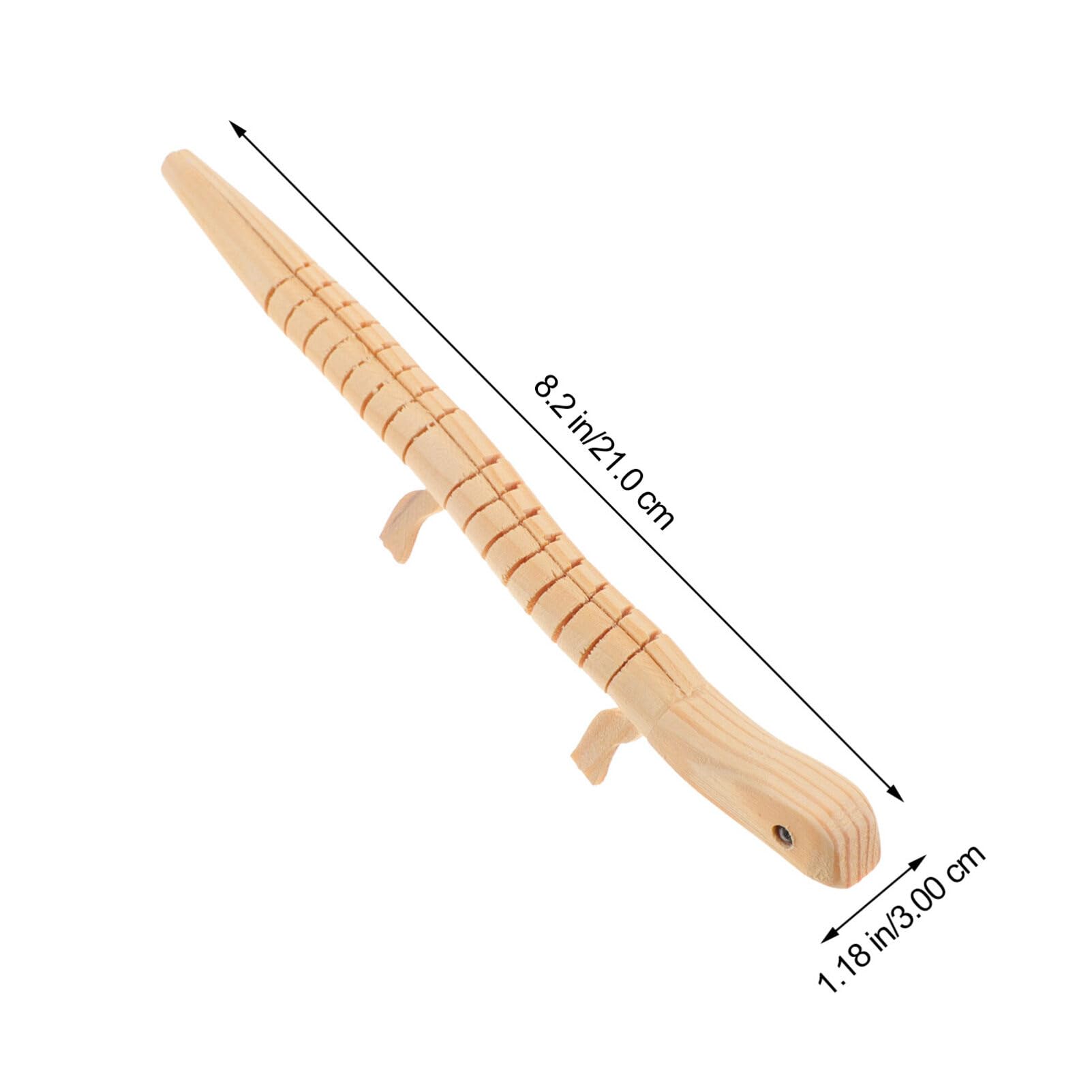 jojofuny 5pcs Wooden Unfinished Lizard Model Toy for Kids DIY Painting: Creative Lizard Plaything, Reptile Figurine Ornament for Art Projects Decoration (Pack of 2) 4