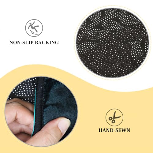 XIGBAWAN Anime Round Carpet Area Rug Non Slip Ultra Soft Tufted Circular Shape Rugs for Bedroom Dorm Gaming Room, 39×39 3