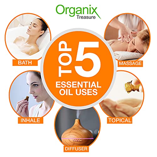 Organix Treasure Orange Essential Oil Pure, Natural & Undiluted Therapeutic Grade for Skin, Hair, Body, Face and Good Vibes, (15ml) 6