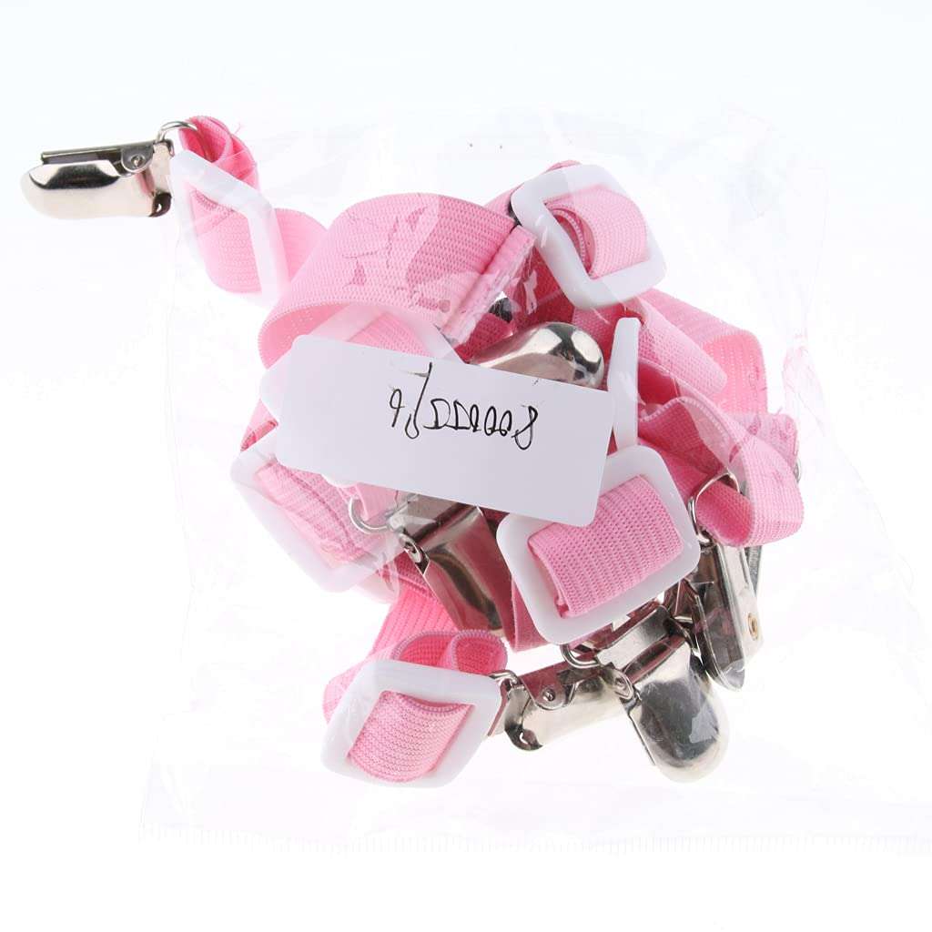 arythe 4xTriangle Bed Mattress Sheet Clips Grippers Straps Fastener Suspender Pink 5