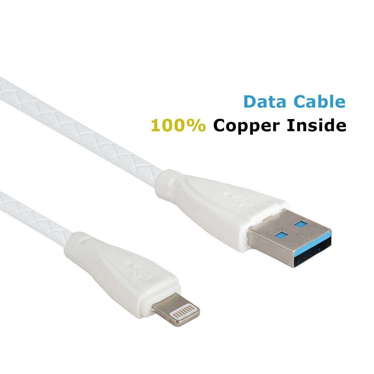 Ecohint Fast USB Data Transmission and Charging Cable for I Phone (SP-V8-Iphn) 3