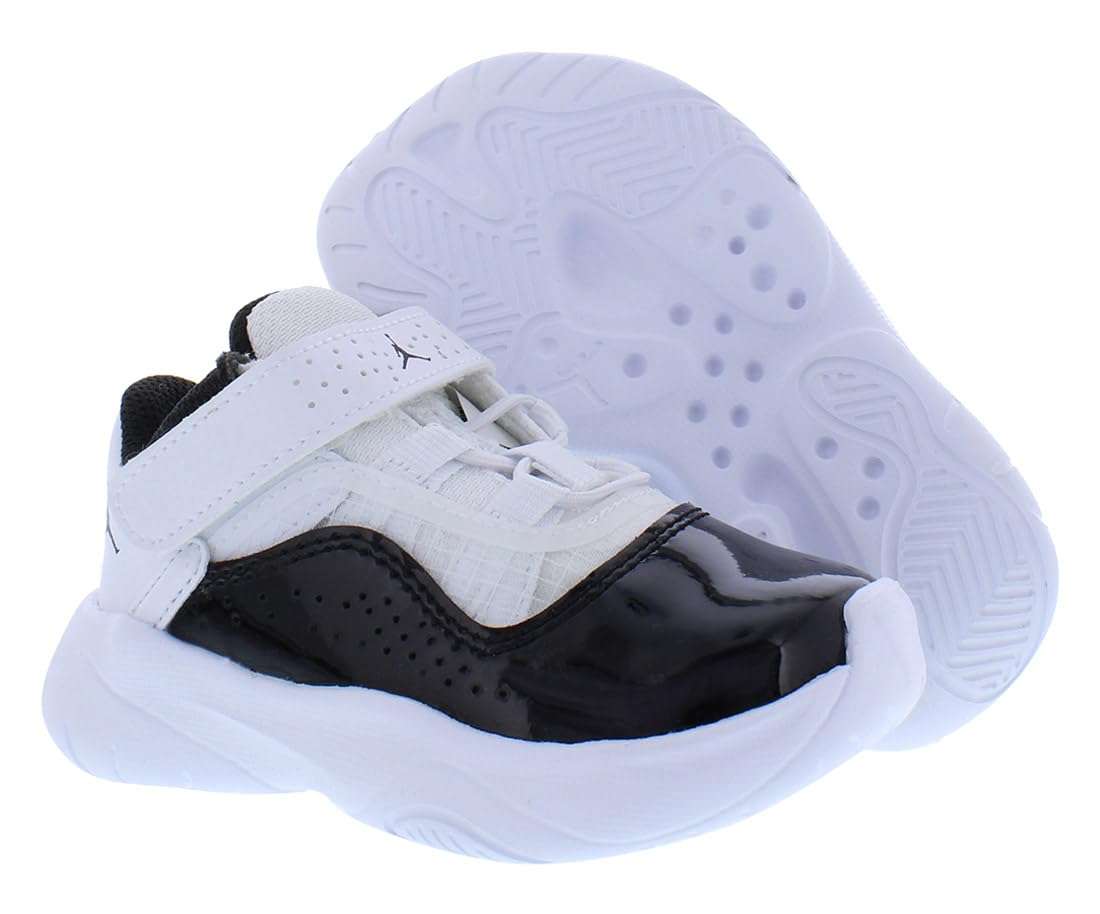 Nike Jordan 11 CMFT Low Infant/Toddler Shoes Size 10, Color: White/Black/University Red 5