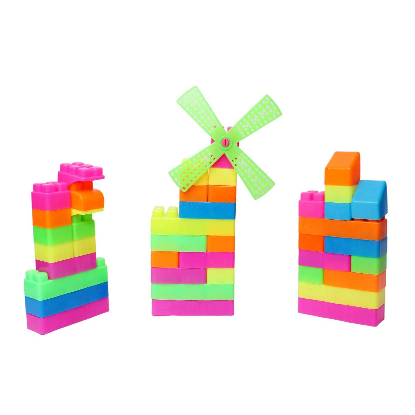 MAJIK Puzzles Building Blocks Toy Game for Kids and Children Multi Color (M4) 4