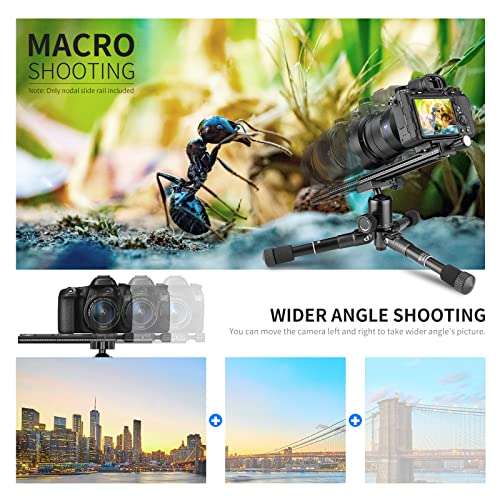 Neewer 200mm Professional Rail Nodal Slide Metal Quick Release Clamp for Camera 6