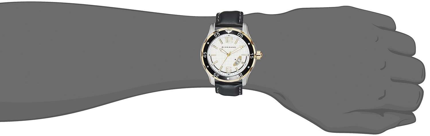 Giordano Analog White Dial Men's Watch - A1033-01 4