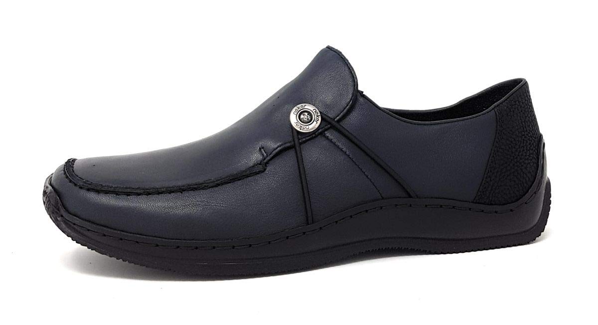 Rieker Womens-Slipper Blau 941934-5, Gr. 38/Sz. 7 M US