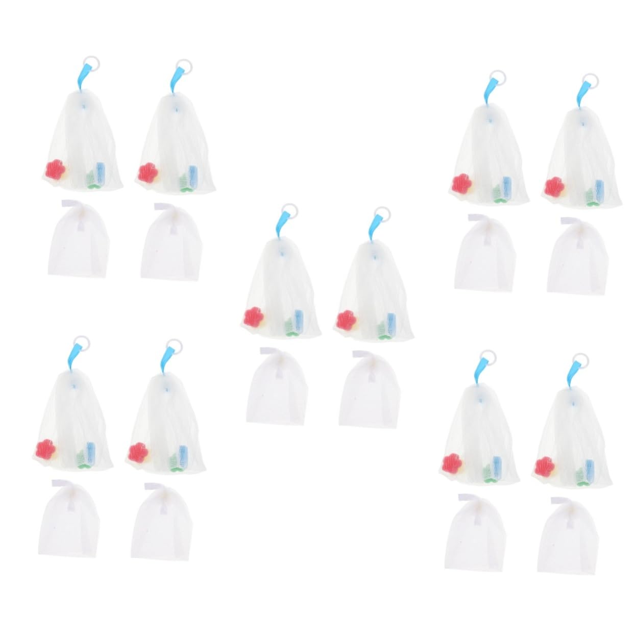 minkissy 20 Pcs Foaming Net Face Foam Nets Bar Soap Purpose Soap Net Soap Soap Foaming Net Foam Face Wash Pouches Cleaning Soap Cleansing Foaming Cup or 1