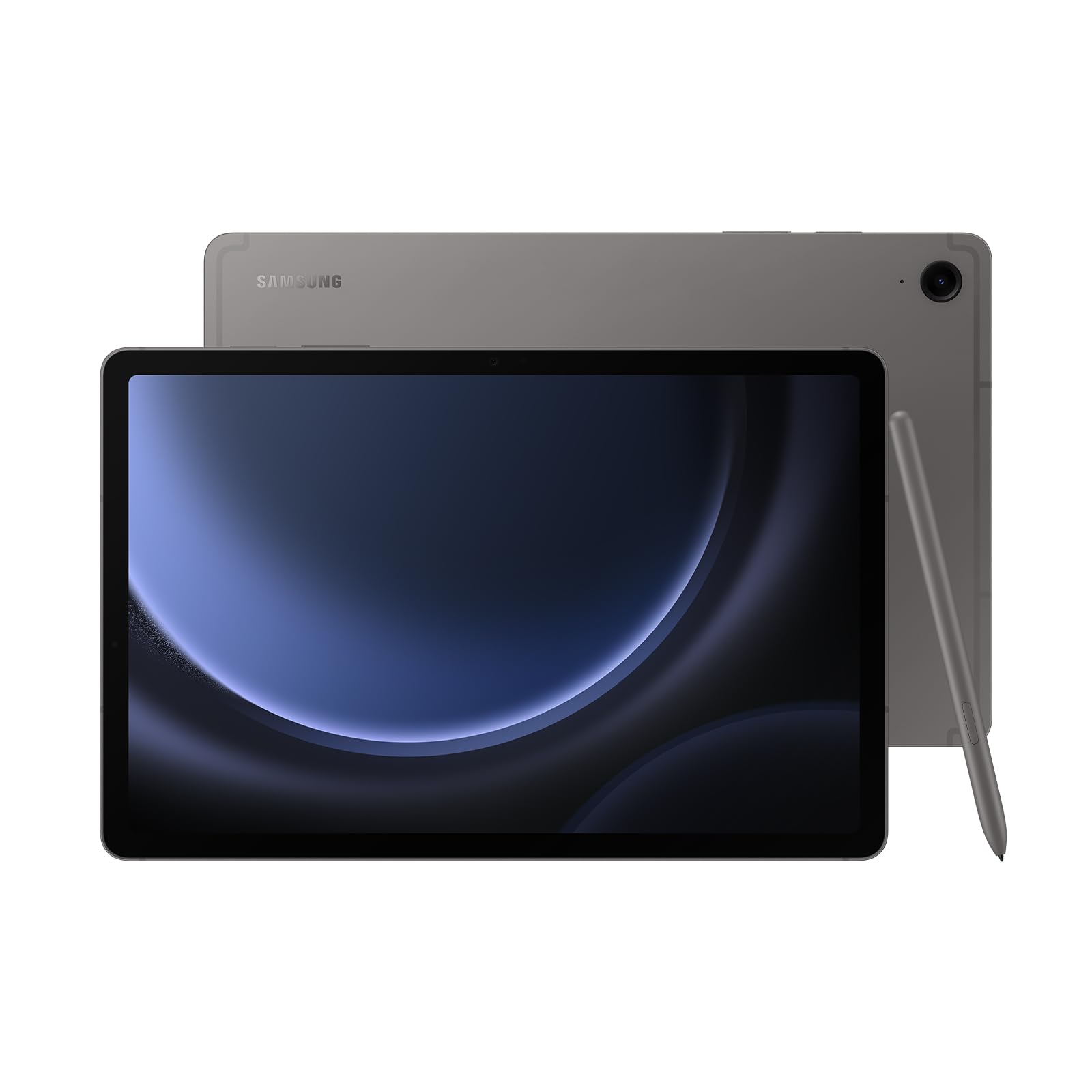 Samsung Galaxy Tab S9 FE Wi-Fi/5G (US Cellular) 10.9” 128GB Android Tablet, IP68 Water- and Dust-Resistant, S Pen, 8MP Camera, US Version, 2023, Gray (SM-X518UZAAUSC) 1