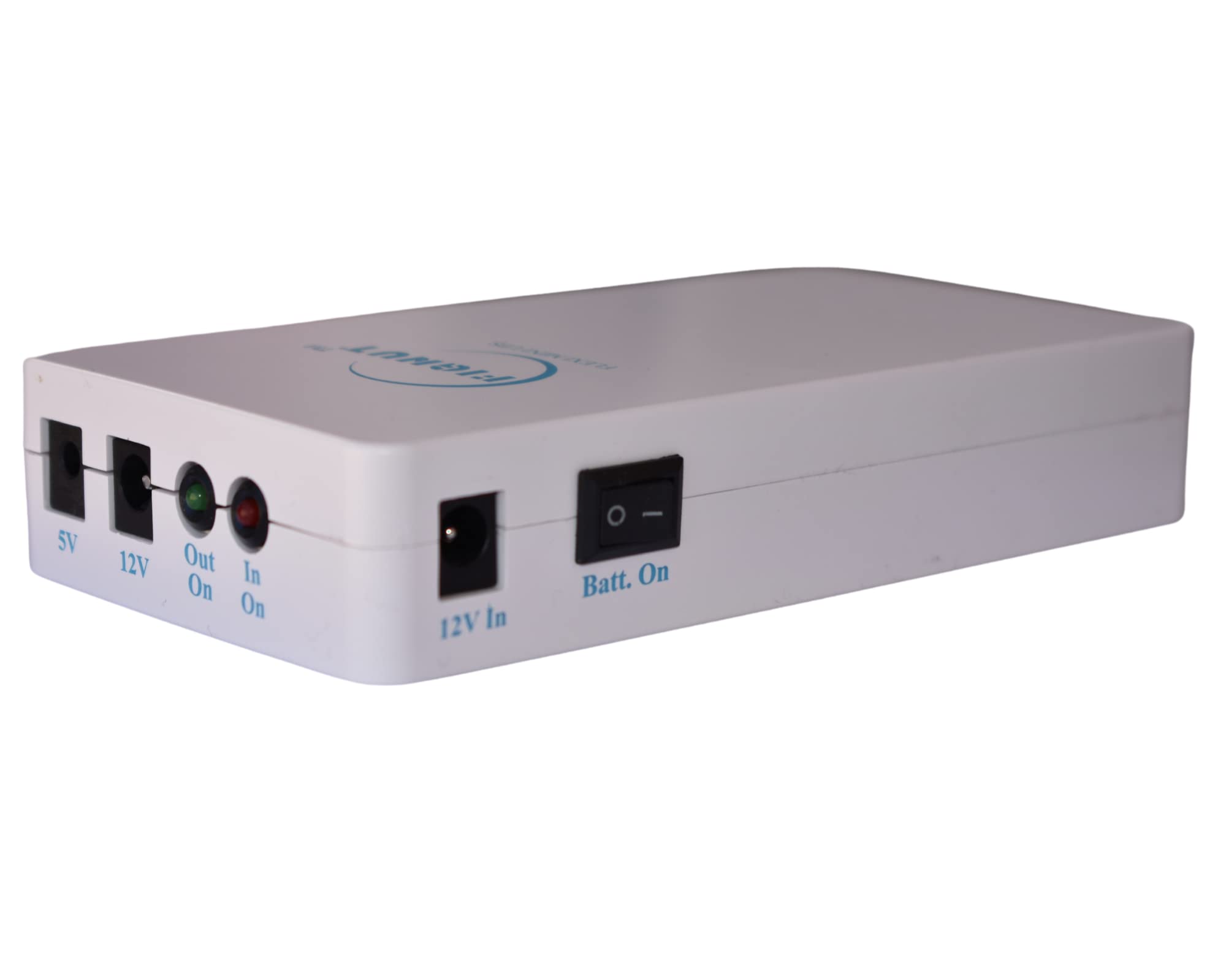 | FiGNUT | IN-FLEX-1205RDC | Flexi Mini UPS for Wi-Fi Router/Modem | Power Backup up to 5hours* | Rated 12V 2A | Dual outputs 12V & 5V | 7650 mAh (30.6Wh) | High quality Li-ion Battery | Zero transfer time | Regulated output | All protections | Also compatible to use with CCTV, Set top box, Electronic keyboards, Drum pads | Media Converter | 1