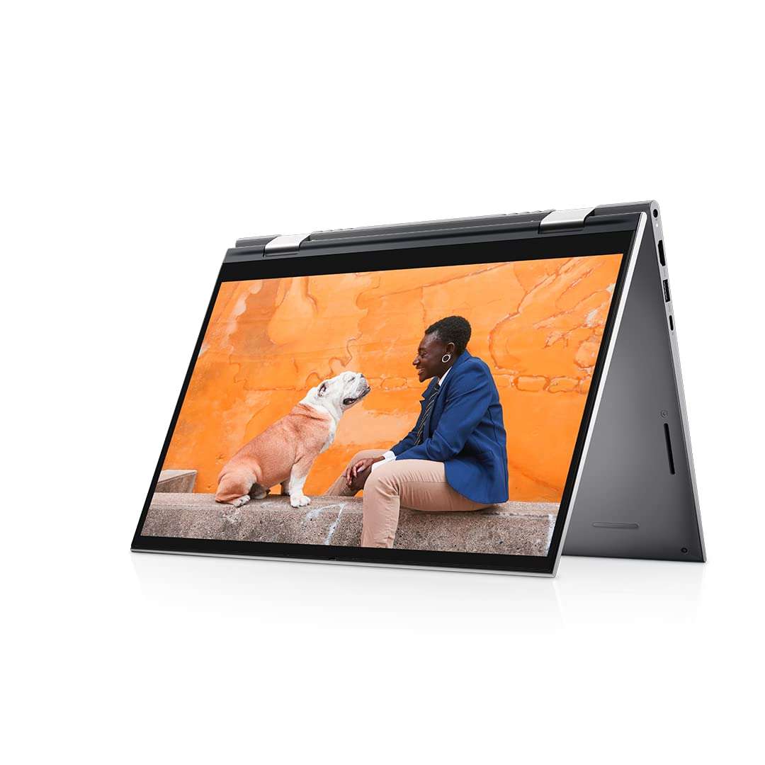 Dell New Inspiron 5410 2In1 Laptop Intel I3-1125G4, 8Gb, 256Gb Ssd, Windows 11 + Mso'21, 14 Inches (35.56 Cms) Touch Fhd 60Hz Display, Platinum Silver Color, Fpr + Backlit Kb (D560725Win9Se), 1.5Kgs 1