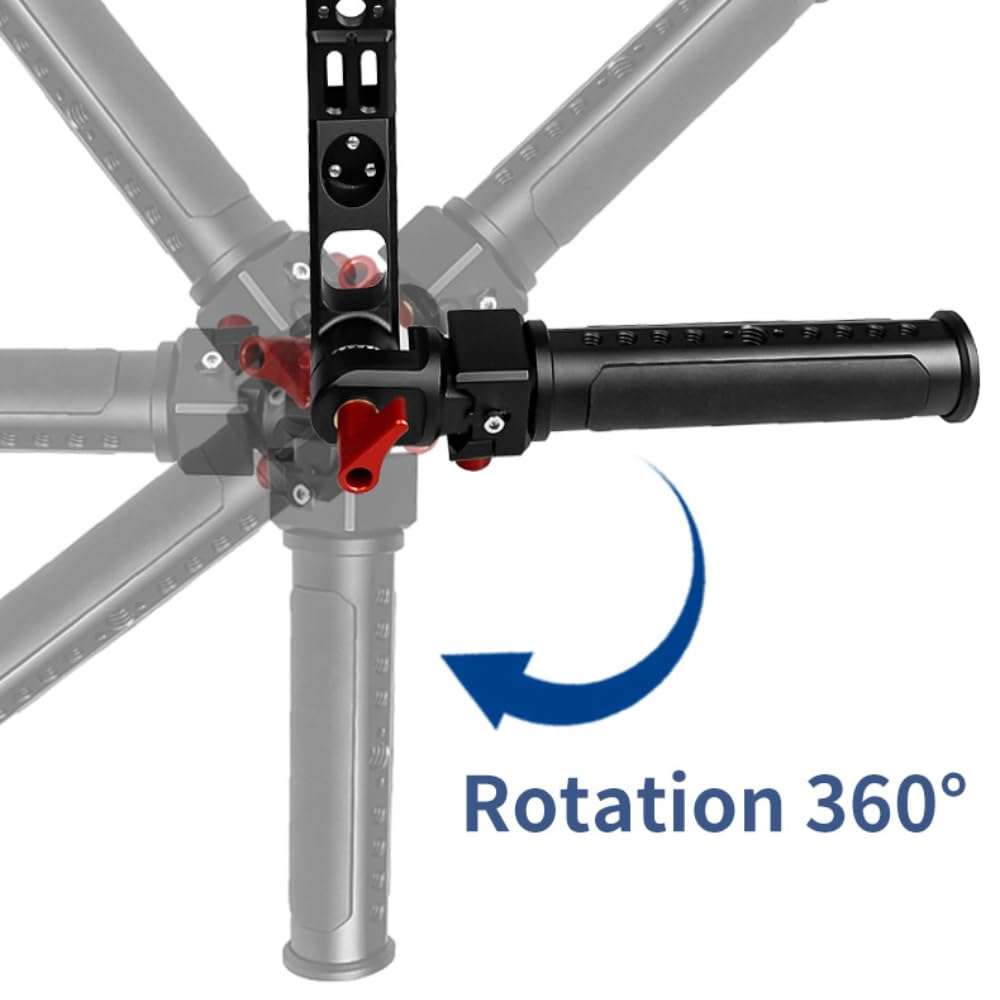 NovelGoal Extension Foldable L Bracket for RSC2/RS3/RS2 Camera Handheld Gimbal Stabilizer Universal Aluminum Handle Sling Grip Mounting Holder 6