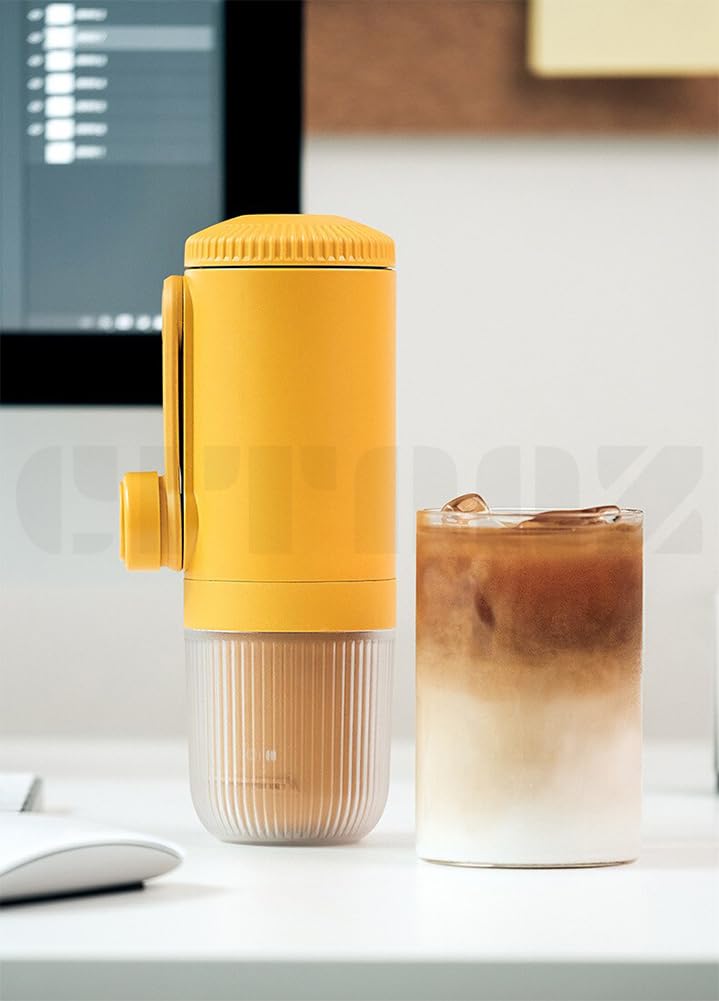 Citaaz Portable Espressor Maker andTravel Coffee Maker, Coffee Maker, Manual Coffee Machine for Motorhome, Ground Coffee Pod Coffee Maker, Portable Travel Coffee Machine 6