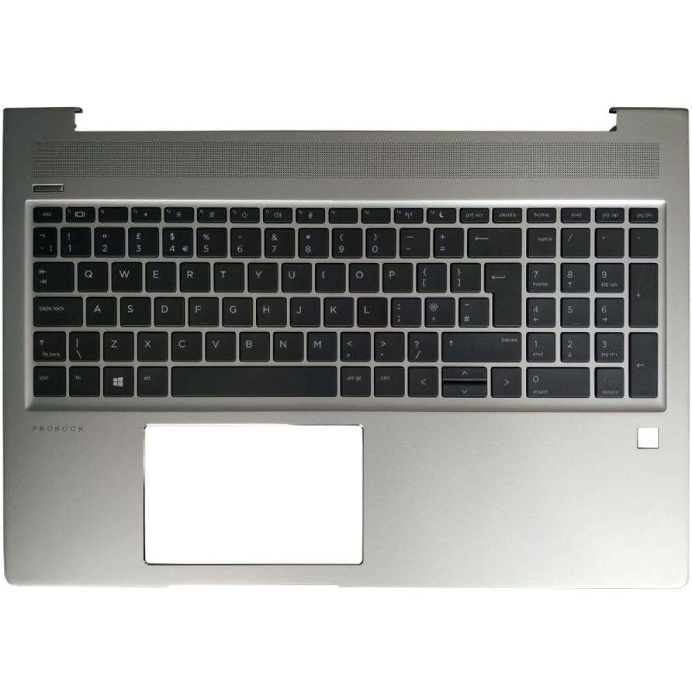HYtdEGV UK Spanish Italian Keyboard Compatible with ProBook 15 450 G6 455 G6 455R G6 450 G7 455 G7 455R G7 with Palmrest Upper Cover(UK NO Backlit) 1