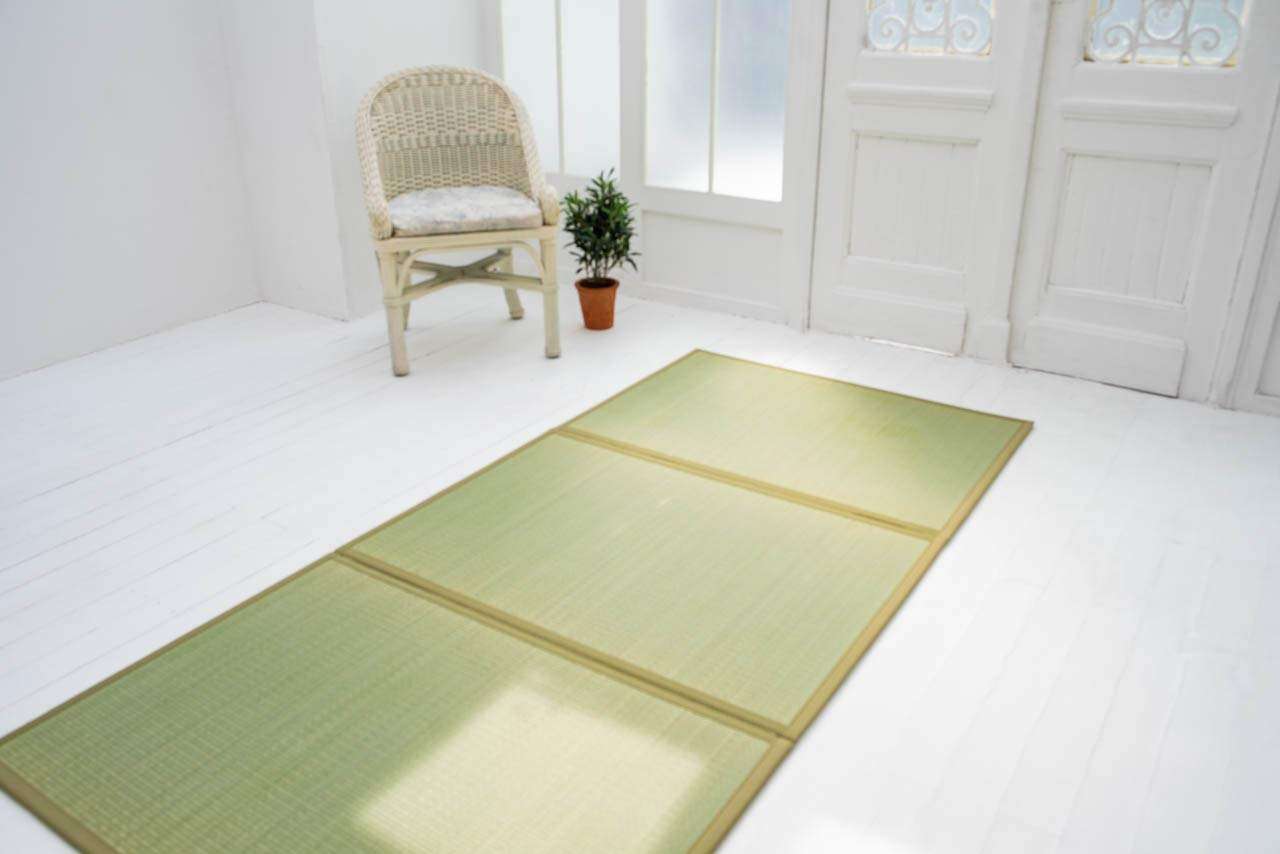 BJDesign Japanese Traditional Igusa (Rush Grass) Tatami Floor Mattress Tatami mat, Full XL. Made in Japan (Full XL) 3