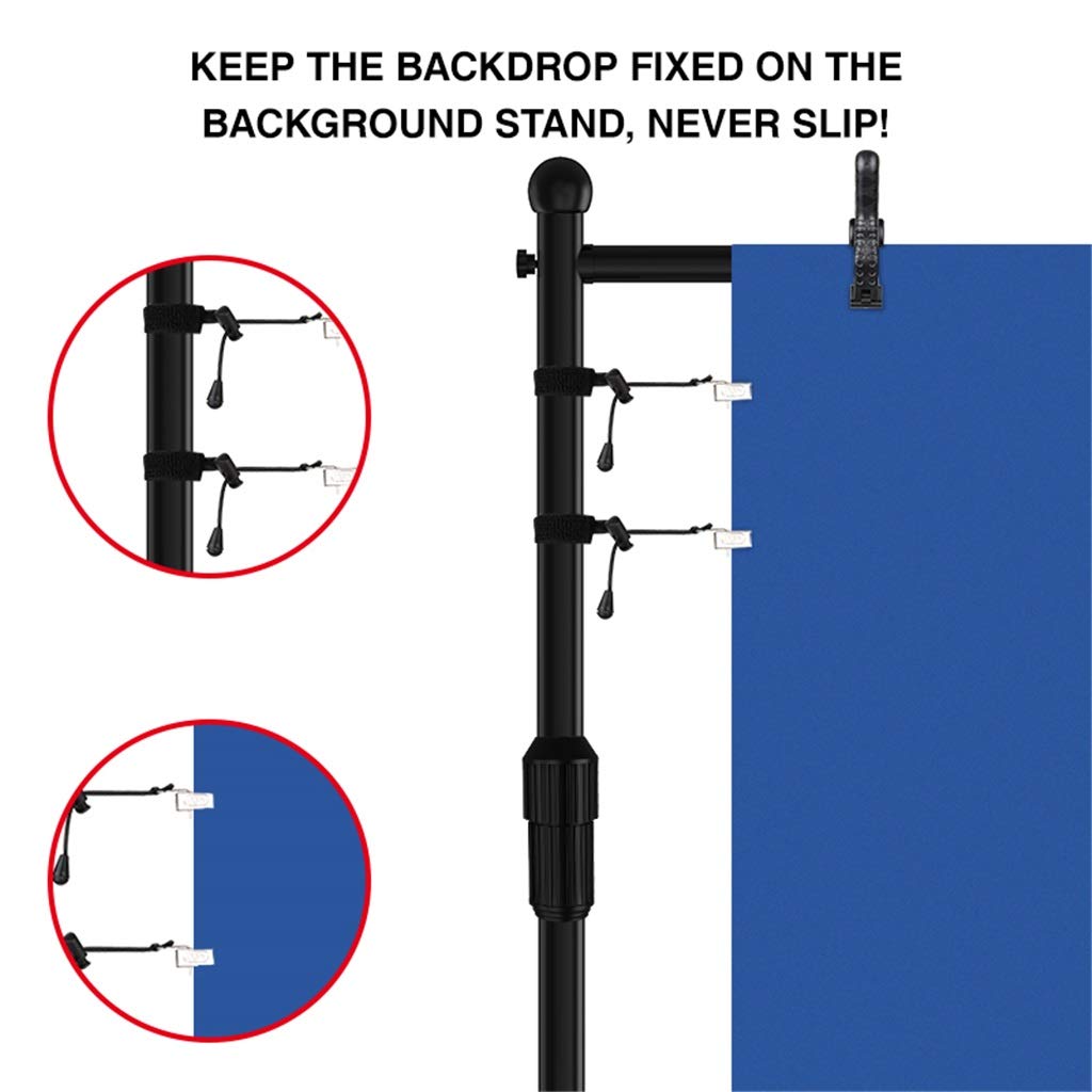 TBGFPO 10 X 8 Ft Adjustable Background Stand Kit, Portable Photography Trade Show Photo Booth Background for Parties with Carrying Bag 4
