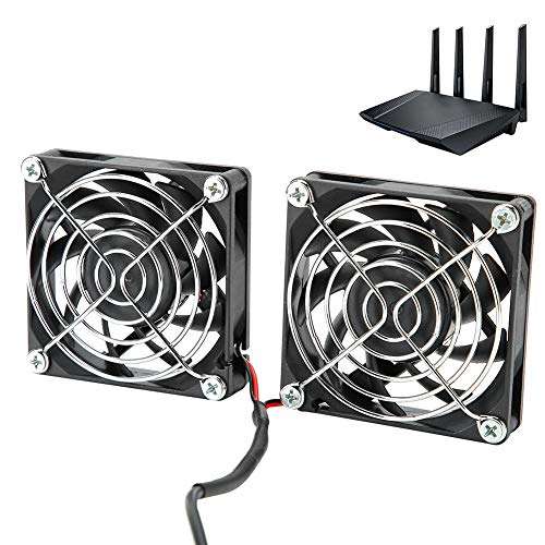 Router Cooler, Router Fan 5V USB Power Supply Removable Sticker Strong Durable for Desktop for Computer 2