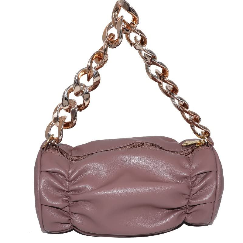 Tasnim Fashion Duffle bags/Drum style purse & handbags Premium & Stylish Women Sling bags/Sling Purse. (Onion Pink) 5