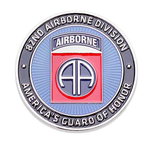 82nd U.S. Army Airborne Challenge Coin! Amazing Eighty Second US Army Custom Coin, 82nd Airborne Military Challenge Coin! Designed by Military Veterans! Officially Licensed Product! 2