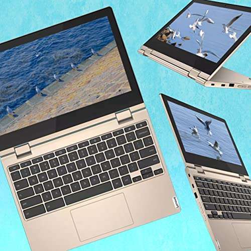 Lenovo Chromebook Flex 3 11.6" HD (1366 x 768) TouchScreen 2-in-1 Laptop, Intel Celeron N4020, 4GB DDR4, 64GB eMMC, Webcam, WiFi, Bluetooth, MicroSD Card Reader, Chrome Os, GCube 64GB Micro SD Card 4