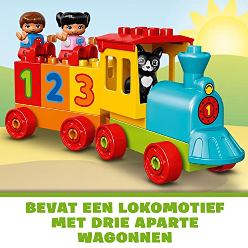 LEGO 10847 DUPLO Number Train Toy,Award-Winning Building Set with Large Number Bricks,Preschool Education Toys for Toddlers ( Multicolor,1.5 Yrs Old), 23 Pcs 3