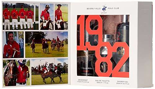 Beverly Hills Polo Club Gift Set 2 for Men (Eau De Toilette, Body Wash and Deodorant) 4