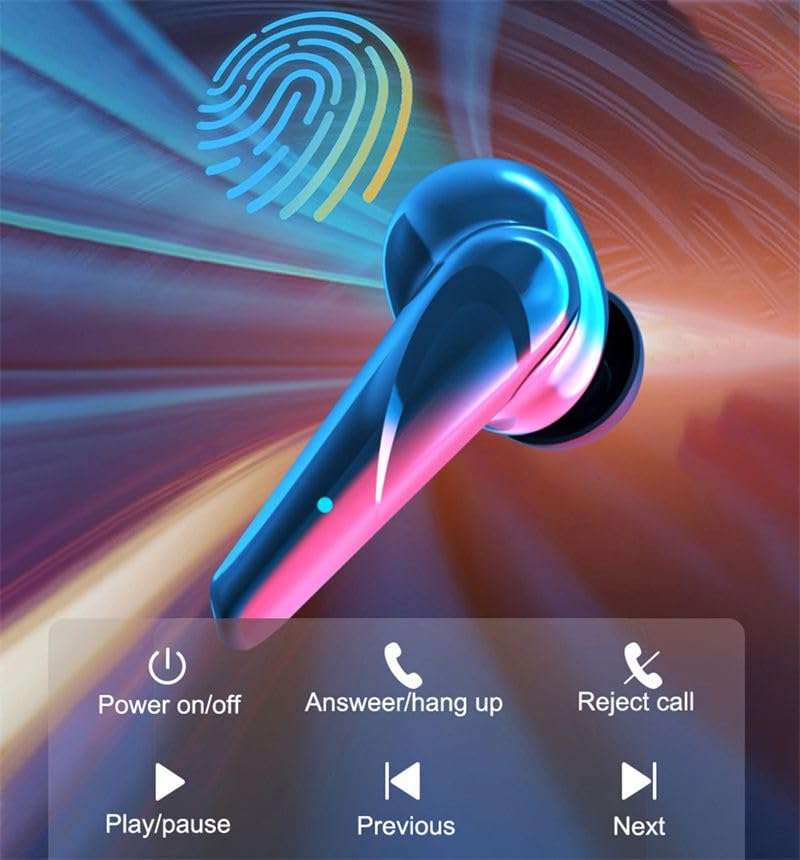 Bluetooth Headset True Wireless Connection 5.3 Protocol Connection Stable Appearance Cool Rechargeable Bright Light 3