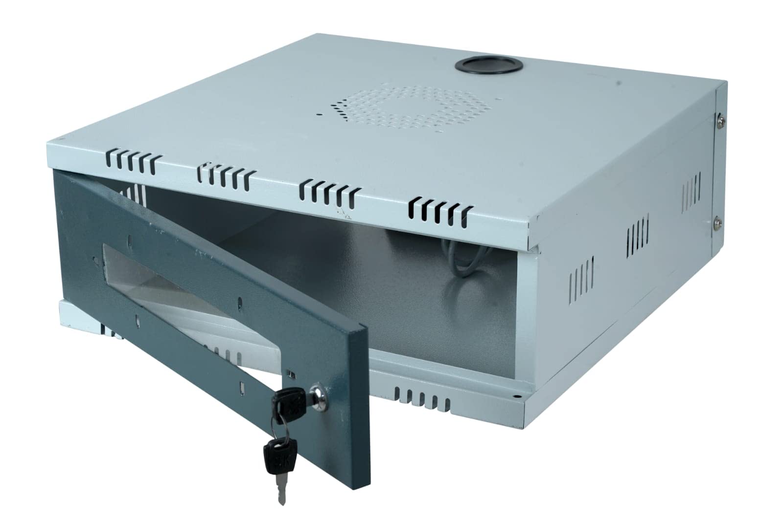 CCTV/Server Rack 2U CCTV/DVR/NVR Cabinet Box/DVR Rack Wall Mount with Lock/Network Rack/Server Rack (2) 2