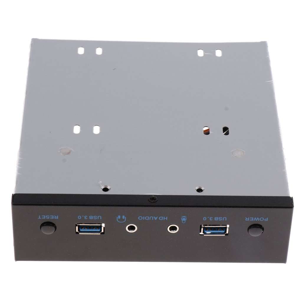 arythe 2Port USB3.0 Front Panel Data Hub +HD Audio+Power Button for USB Flash Drive 5