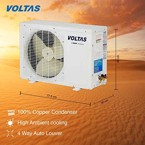 Voltas 1 Ton 4 Star Inverter Split AC (Copper SAC_124V_DZX White) 5