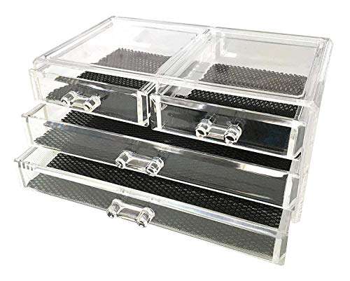 Octopus prime Acrylic Double Layer Jewellery and Cosmetic Storage Display Stand and Organizer Box 5