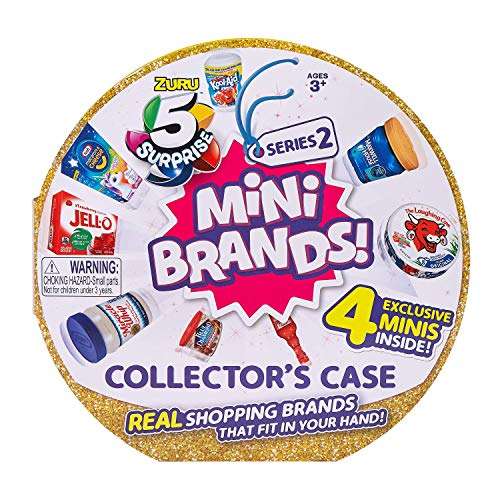 5 Surprise Mini Brands Collector's Case Series 2 (Comes with 4 Exclusive Minis) by ZURU, 7785 1