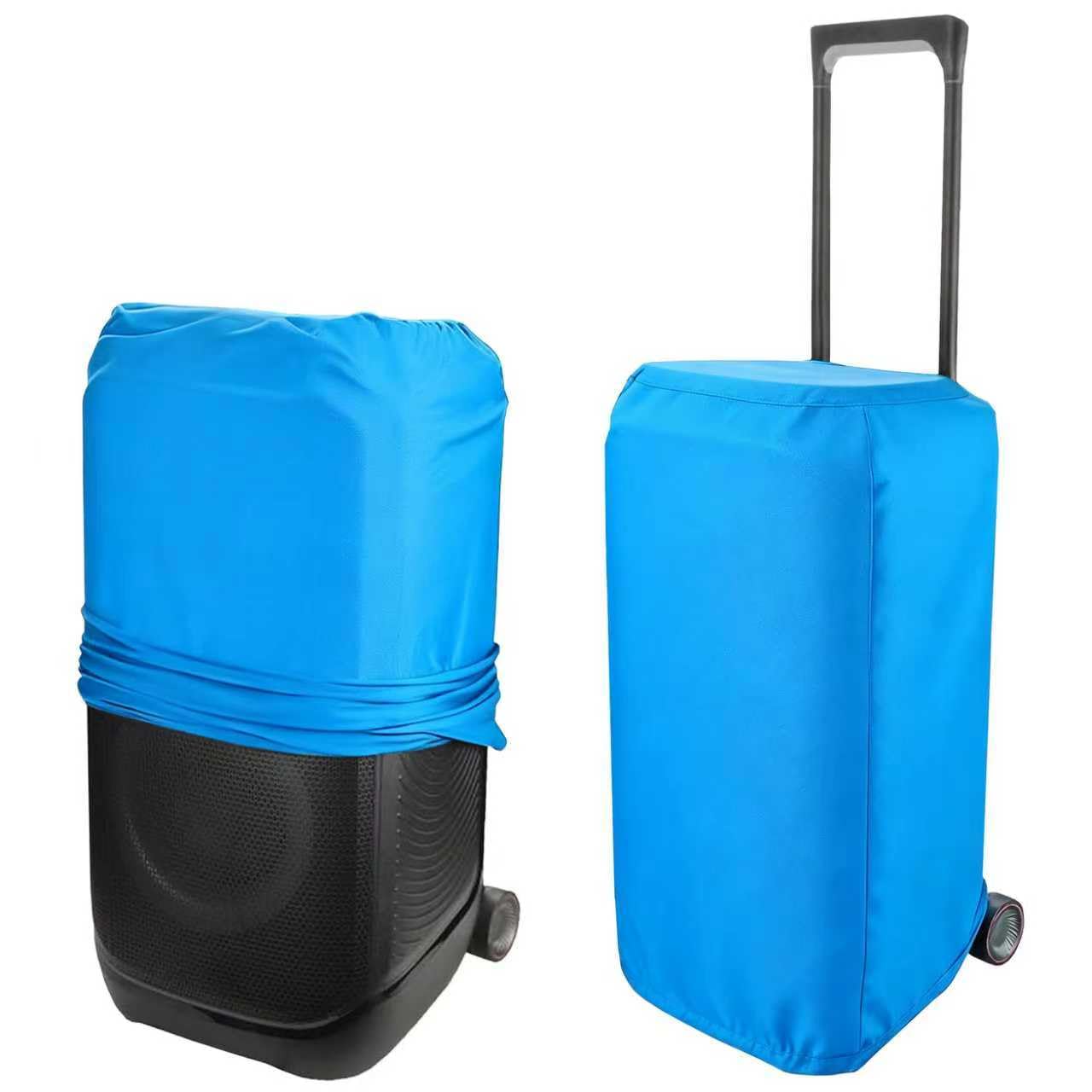 TOTOCOVE Dust cover protective cover for portable party speakers, extendable dust cover with elastic band speaker slide cover (2-piece set)