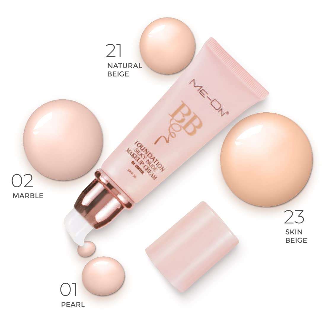 ME-ON BB Cream Natural Foundation (Shade 21) Oil Control 38g 3